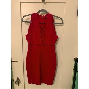 Guess red sheath dress!